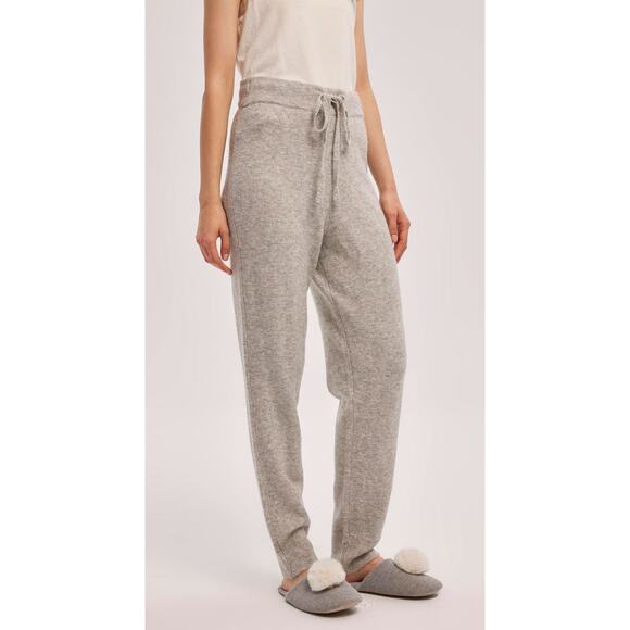 Nap Relaxed Fit Knit Track Pants Gray Casual Loungewear Women's M New - Picture 1 of 9
